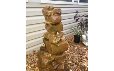 How to Make a Falling Fountain Water Feature for your Backyard